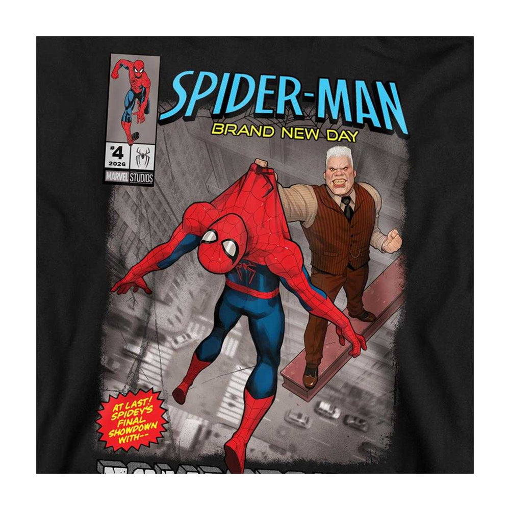 Black - Side - Spider-Man: Brand New Day Unisex Adult Tombstone Midweight Sweatshirt