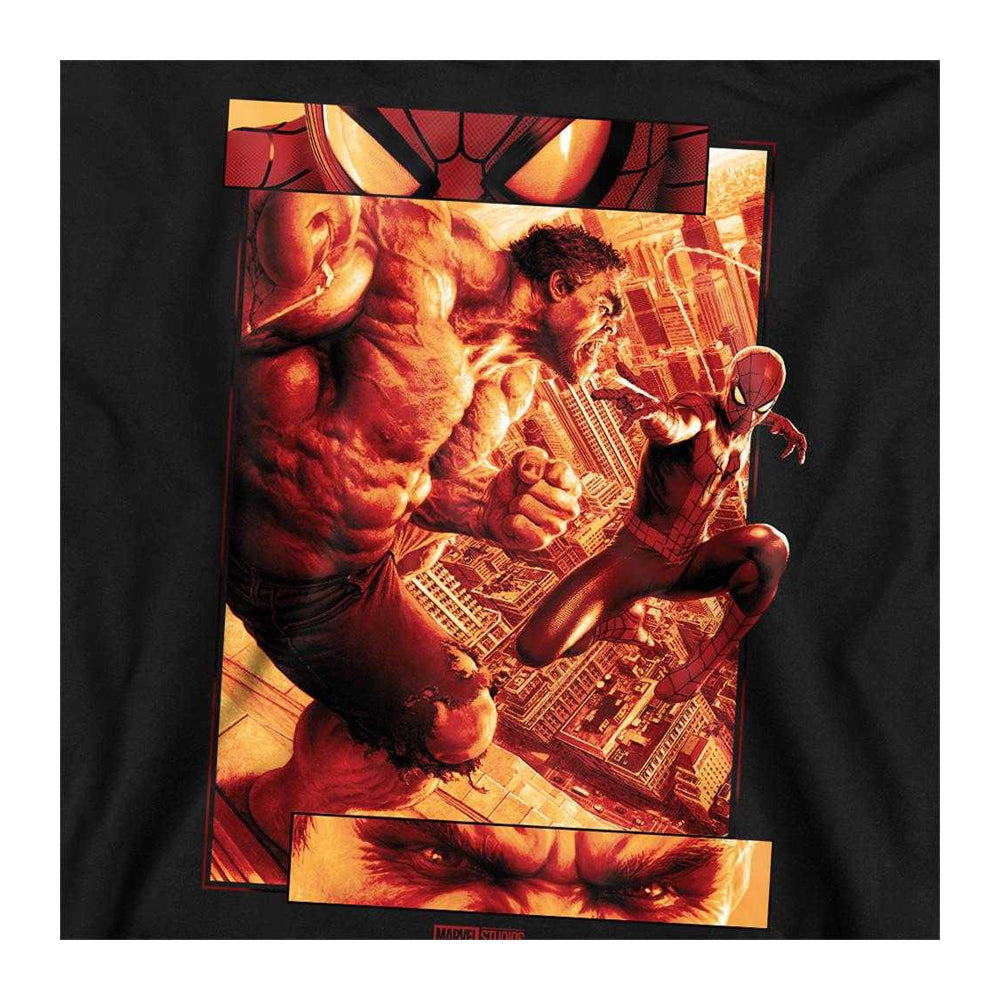 Black - Side - Spider-Man: Brand New Day Unisex Adult Fight Long-Sleeved Sweatshirt
