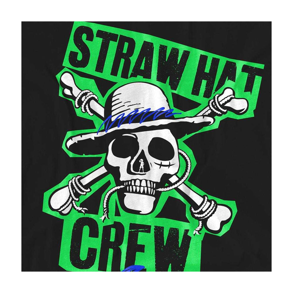 Black - Side - One Piece Womens-Ladies Straw Hat Crew Scrapbook Ringspun Cotton T-Shirt