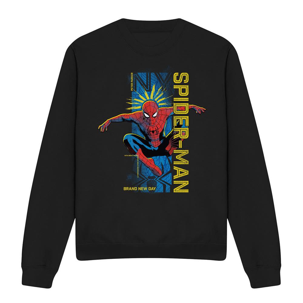Black - Front - Spider-Man: Brand New Day Unisex Adult Spidey Sense Sweatshirt