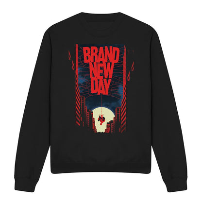 Black - Front - Spider-Man: Brand New Day Unisex Adult New York Sweatshirt