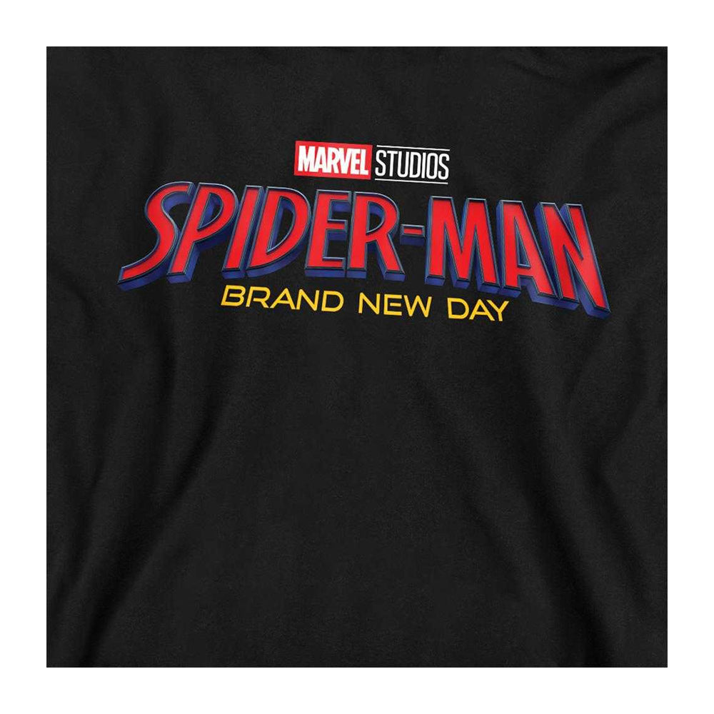 Black - Side - Spider-Man: Brand New Day Unisex Adult Logo Midweight Sweatshirt
