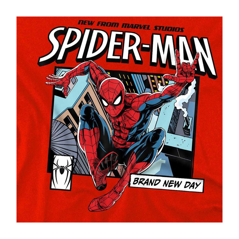 Red - Side - Spider-Man: Brand New Day Childrens-Kids Jump Sweatshirt