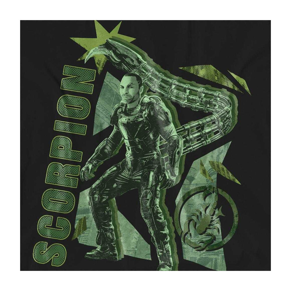 Black - Side - Spider-Man: Brand New Day Womens-Ladies Villain Scorpion T-Shirt