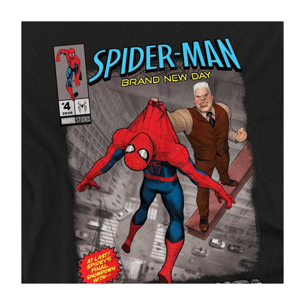 Black - Side - Spider-Man: Brand New Day Unisex Adult Tombstone T-Shirt