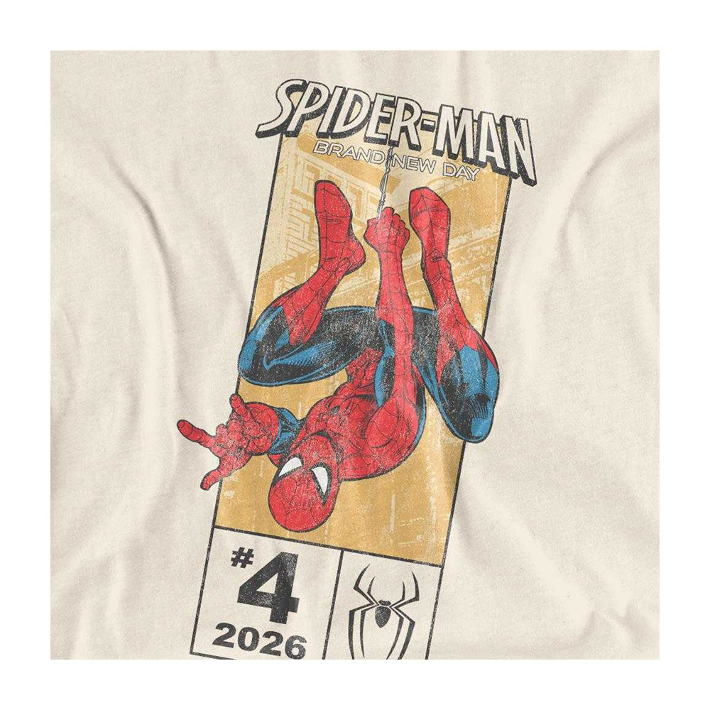 Natural - Side - Spider-Man: Brand New Day Womens-Ladies Corner Box T-Shirt