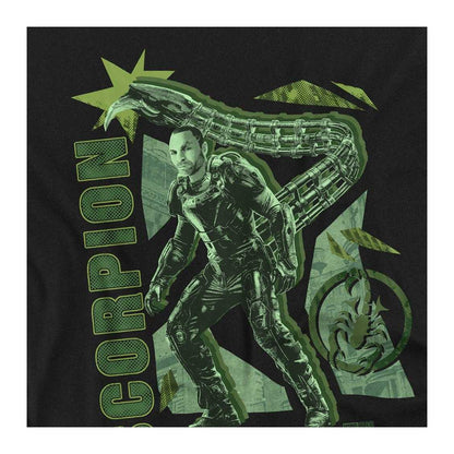 Black - Side - Spider-Man: Brand New Day Unisex Adult Villain Scorpion T-Shirt
