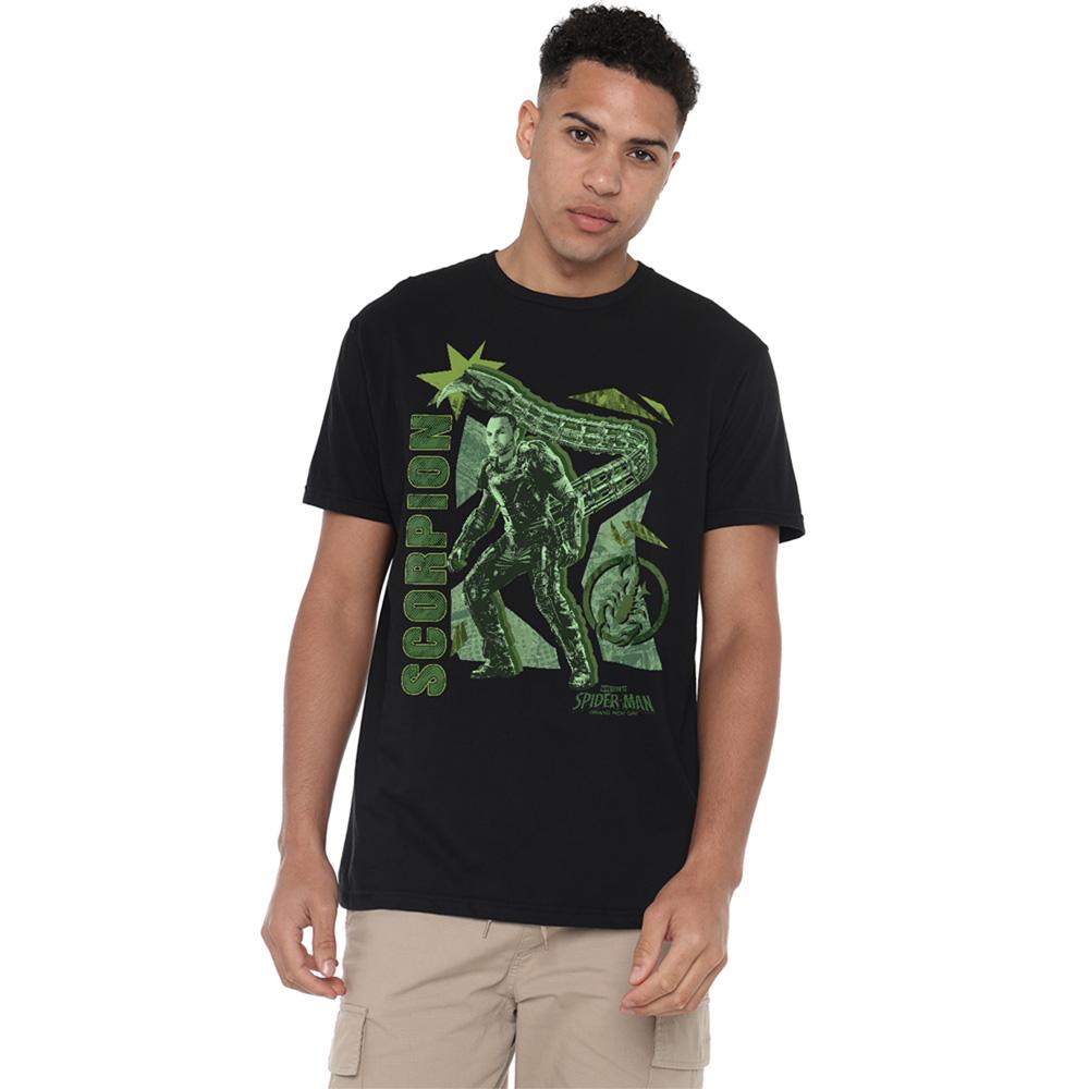 Black - Lifestyle - Spider-Man: Brand New Day Unisex Adult Villain Scorpion T-Shirt
