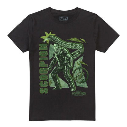 Black - Front - Spider-Man: Brand New Day Unisex Adult Villain Scorpion T-Shirt