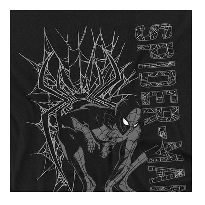 Black - Side - Spider-Man: Brand New Day Unisex Adult Web Hero T-Shirt