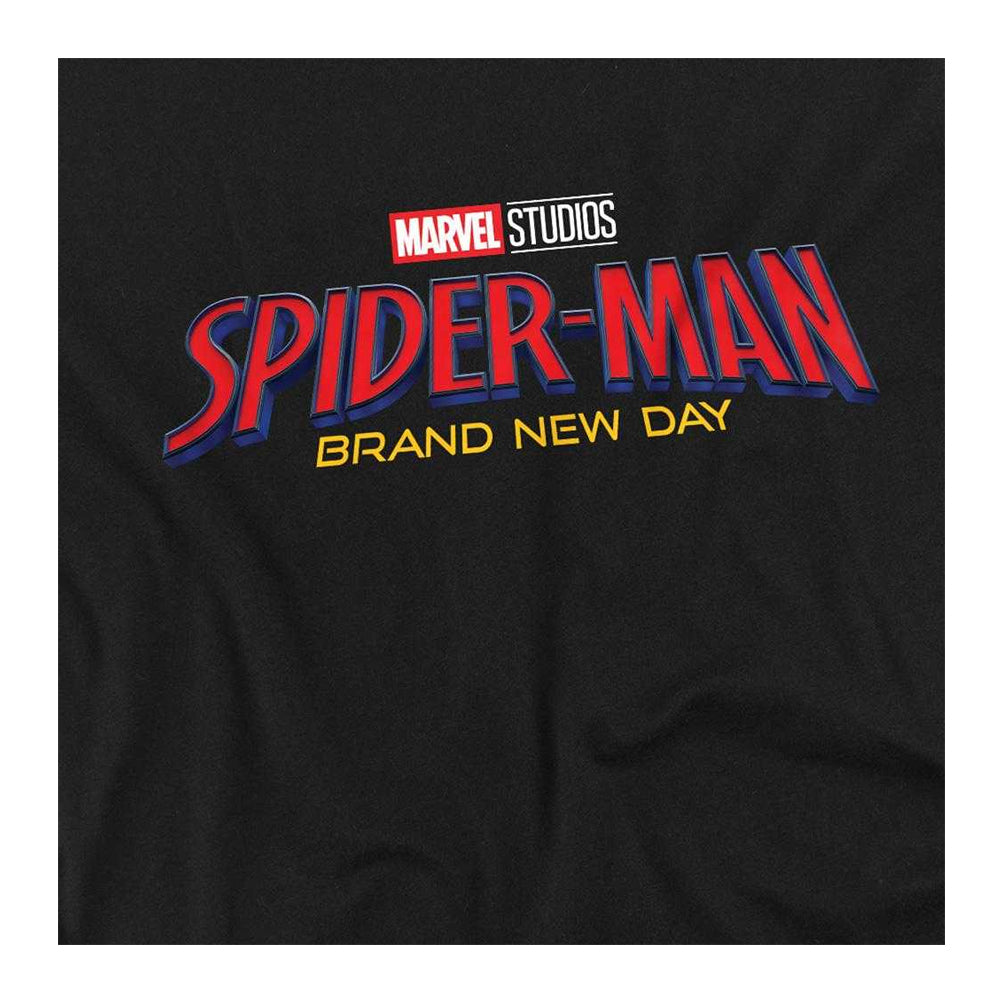 Black - Side - Spider-Man: Brand New Day Unisex Adult Logo T-Shirt