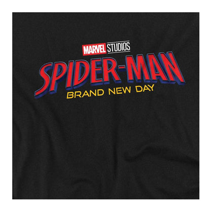 Black - Side - Spider-Man: Brand New Day Unisex Adult Logo T-Shirt