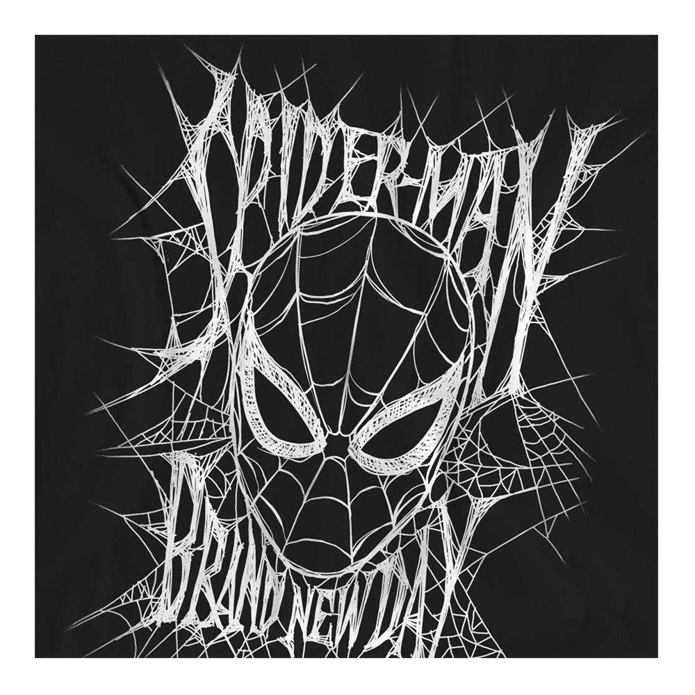 Black - Side - Spider-Man: Brand New Day Womens-Ladies Web Mask T-Shirt