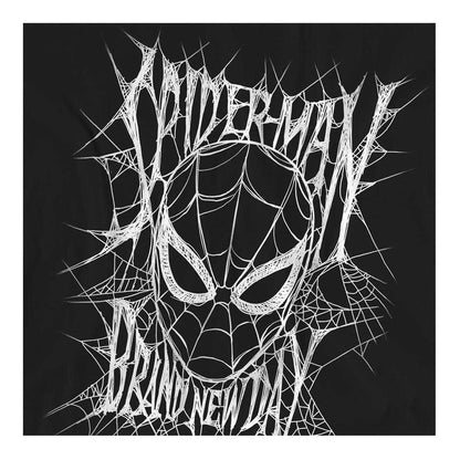 Black - Side - Spider-Man: Brand New Day Womens-Ladies Web Mask T-Shirt