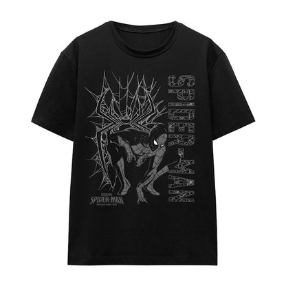 Black - Front - Spider-Man: Brand New Day Womens-Ladies Web Hero T-Shirt