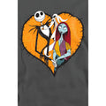 Charcoal - Lifestyle - The Nightmare Before Christmas Unisex Adult Jack Sally Heart Sweatshirt