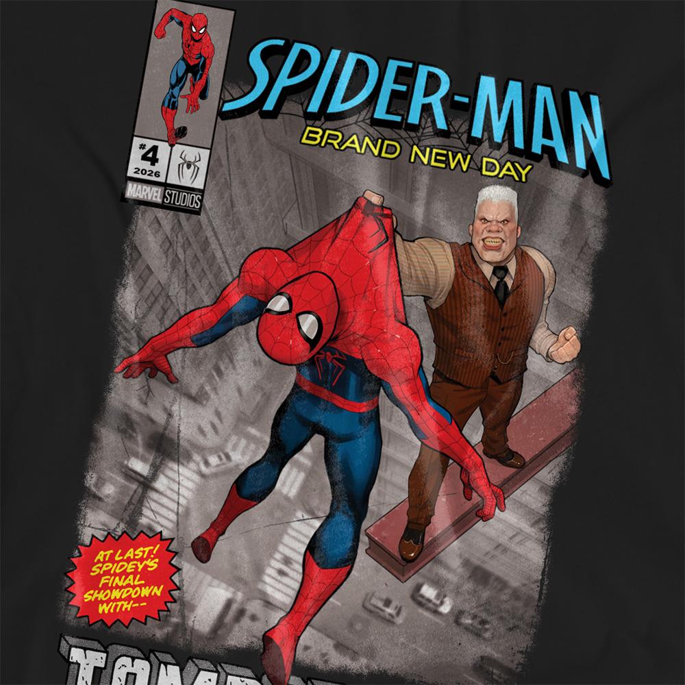 Black - Side - Spider-Man: Brand New Day Womens-Ladies Tombstone Cover T-Shirt
