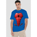 Royal Blue - Back - Spider-Man Mens Costume T-Shirt