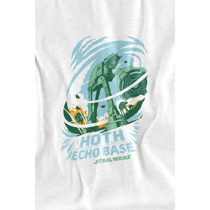 White - Lifestyle - Star Wars Mens Echo Base Attack T-Shirt
