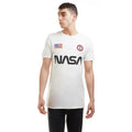 Natural - Lifestyle - NASA Mens Badge Cotton T-Shirt