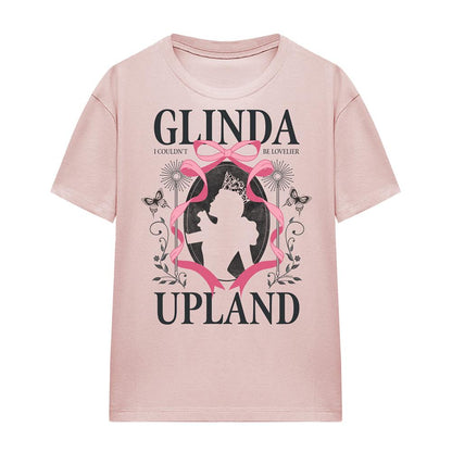 Pink - Front - Wicked Womens-Ladies Upland Good News Witch Glinda T-Shirt