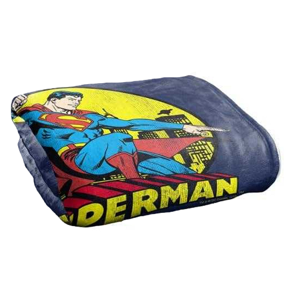 Multicoloured - Side - Superman Metropolis Throw