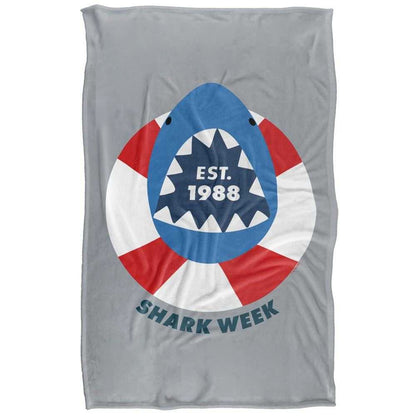 Multicoloured - Front - Shark Week Established Throw