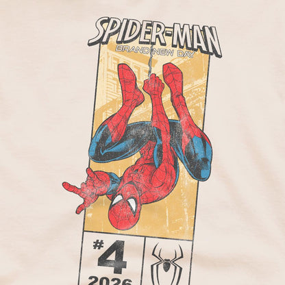 Natural - Side - Spider-Man: Brand New Day Unisex Adult Corner Box T-Shirt