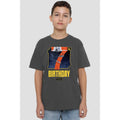 Charcoal - Back - Star Wars Childrens-Kids X-Wing Fighter Space 7th Birthday T-Shirt