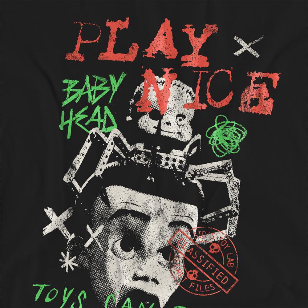 Black - Side - Toy Story Womens-Ladies Toys Can See T-Shirt
