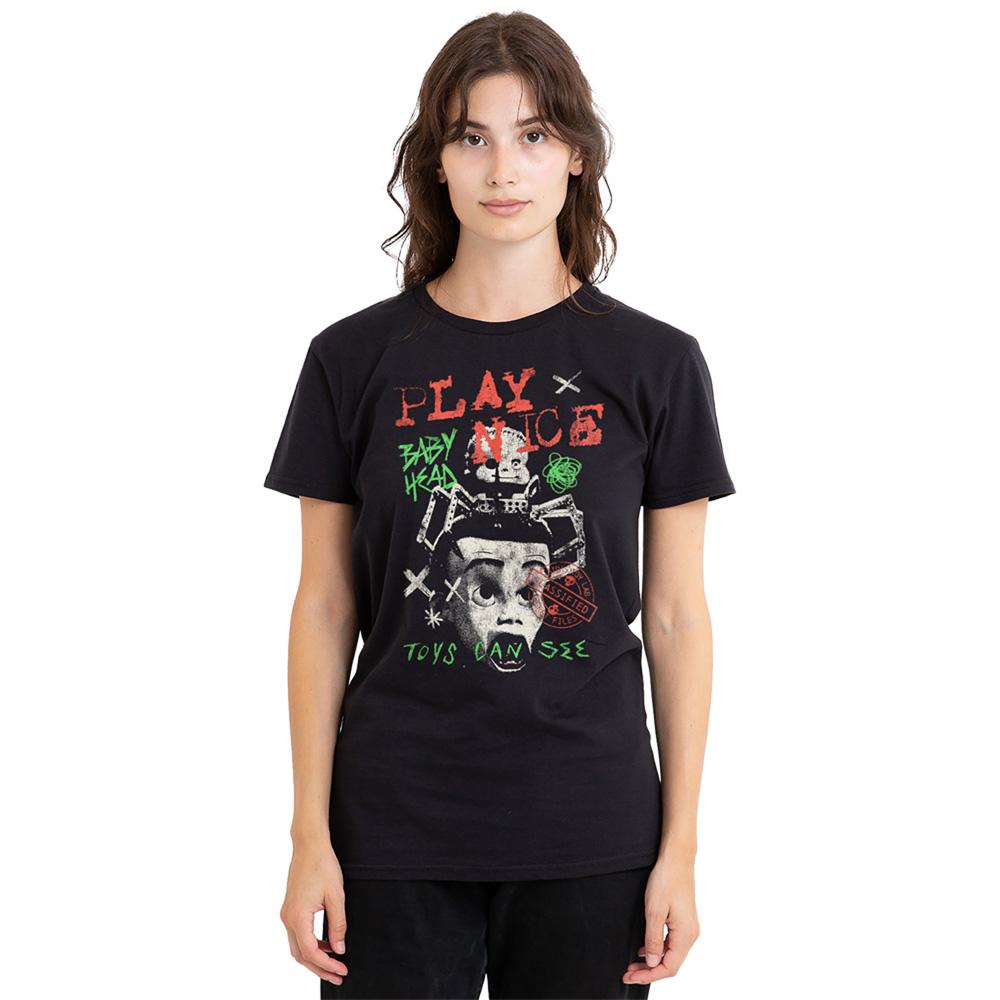 Black - Lifestyle - Toy Story Womens-Ladies Toys Can See T-Shirt