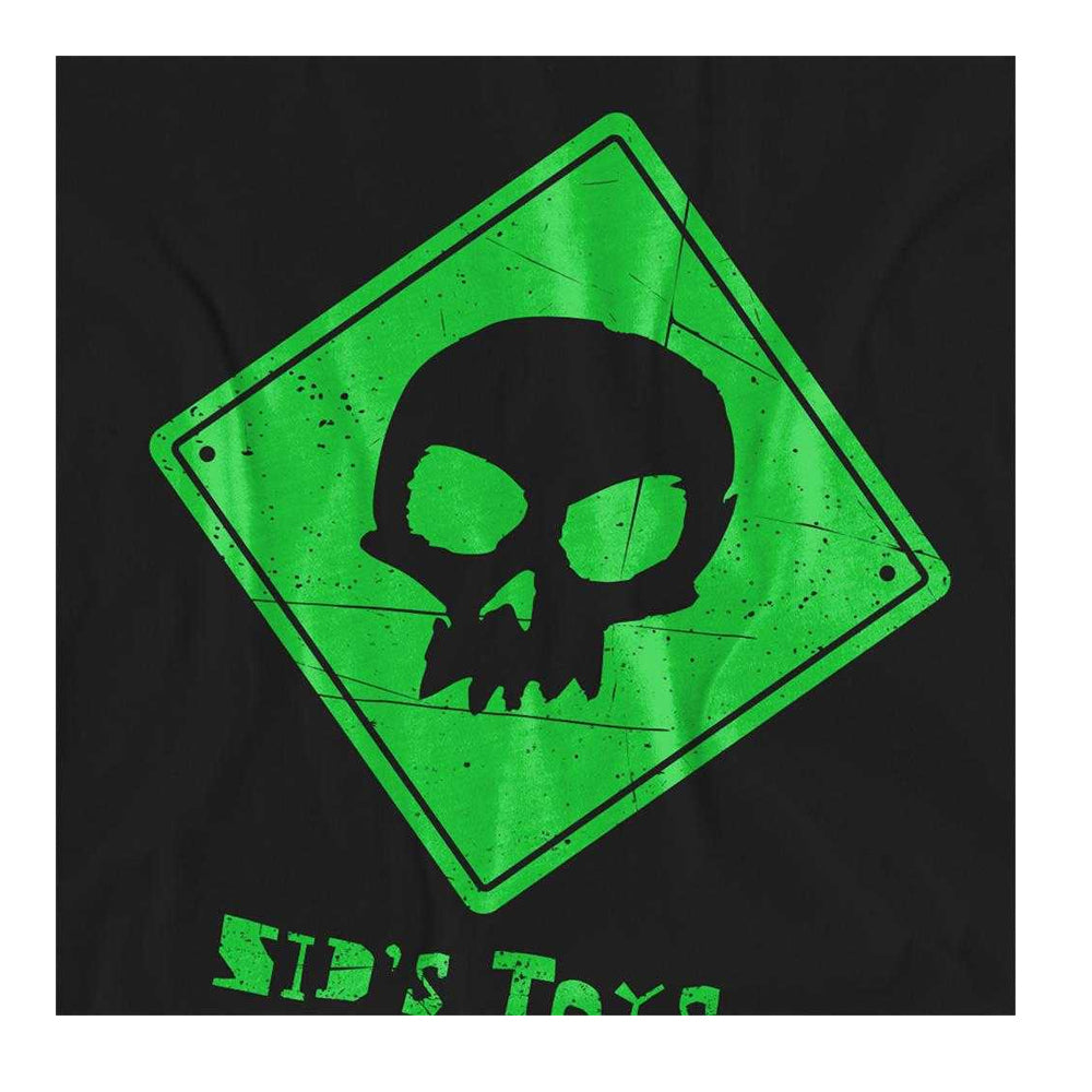 Black - Side - Toy Story Womens-Ladies Sid´s Toys Logo T-Shirt