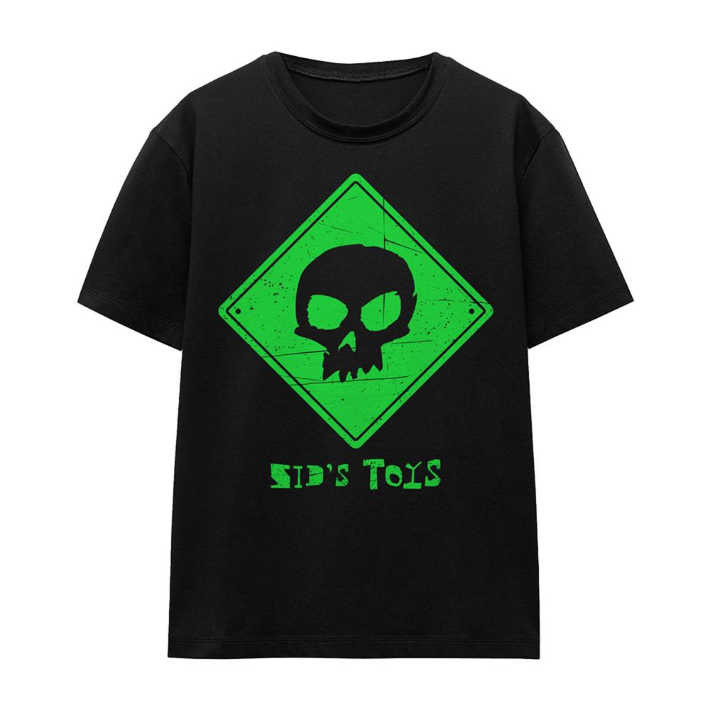 Black - Front - Toy Story Womens-Ladies Sid´s Toys Logo T-Shirt