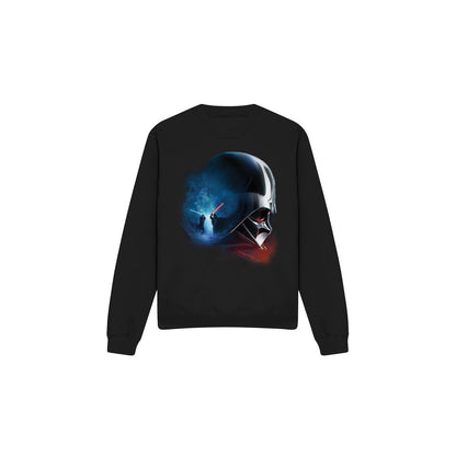 Black - Front - Star Wars Unisex Adult Obi Wan Kenobi Vader Poster Sweatshirt
