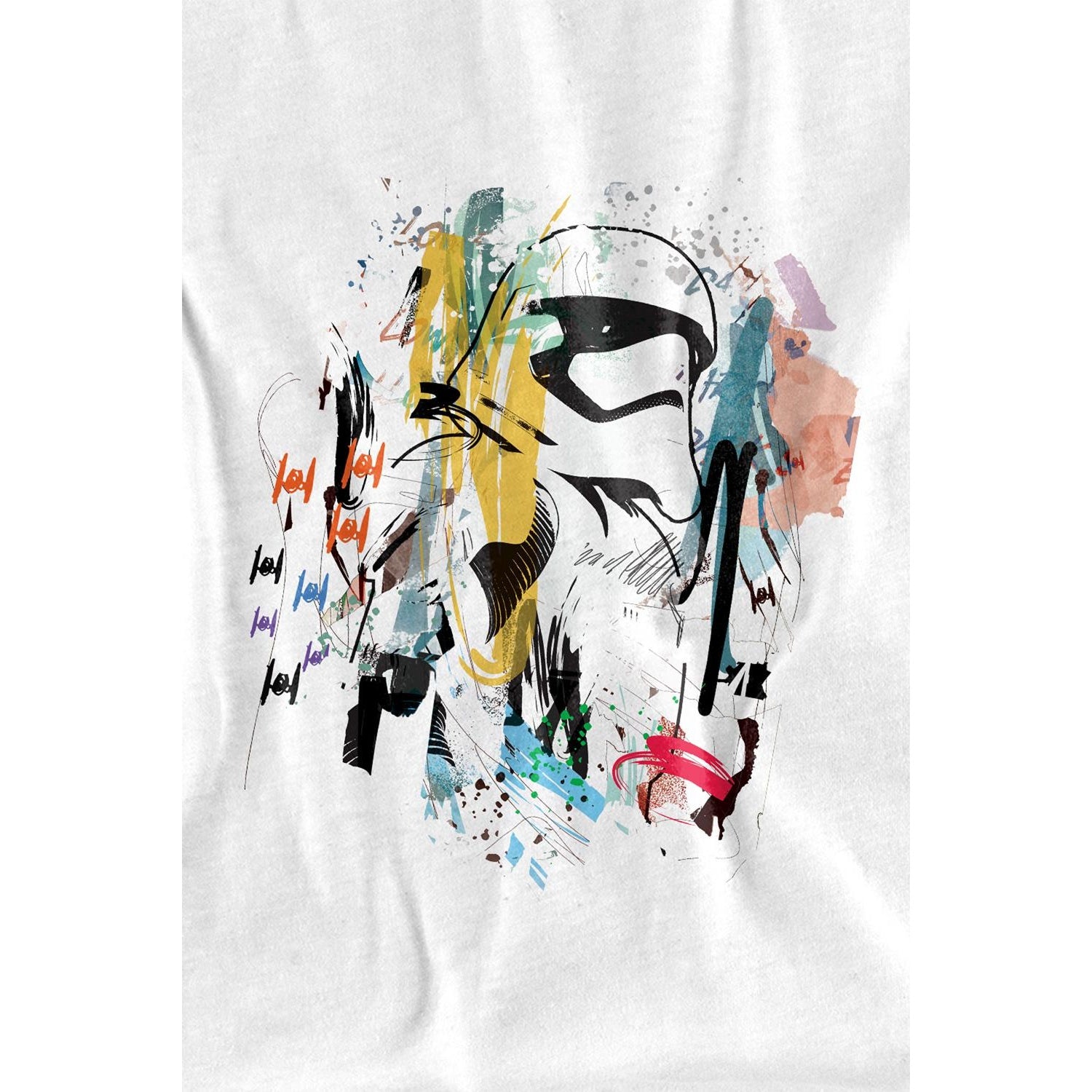 White - Lifestyle - Star Wars Mens Stormtrooper Abstract T-Shirt