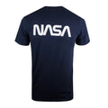 Navy - Back - NASA Mens Circle Logo T-Shirt