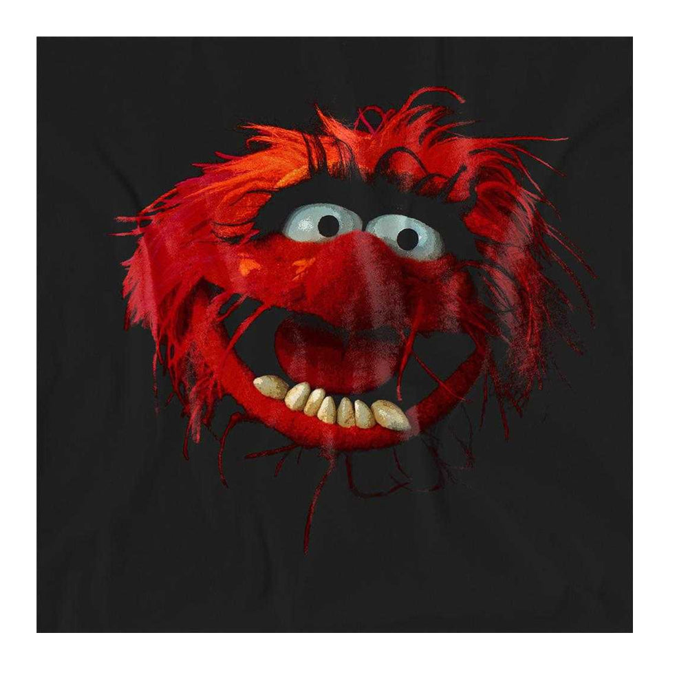 Black - Side - The Muppets Womens-Ladies Animal Face T-Shirt
