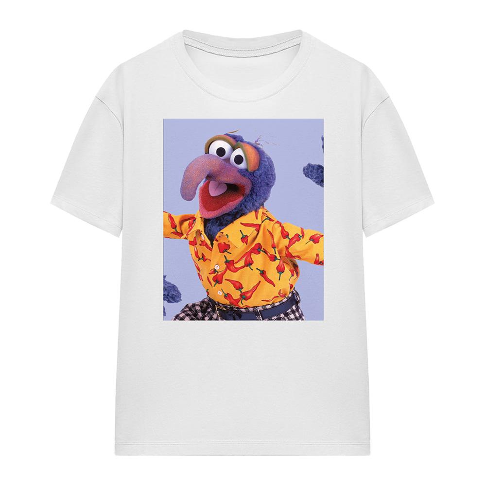 White - Front - The Muppets Womens-Ladies Gonzo Pose T-Shirt