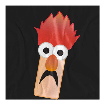 Black - Side - The Muppets Womens-Ladies Beaker Face T-Shirt