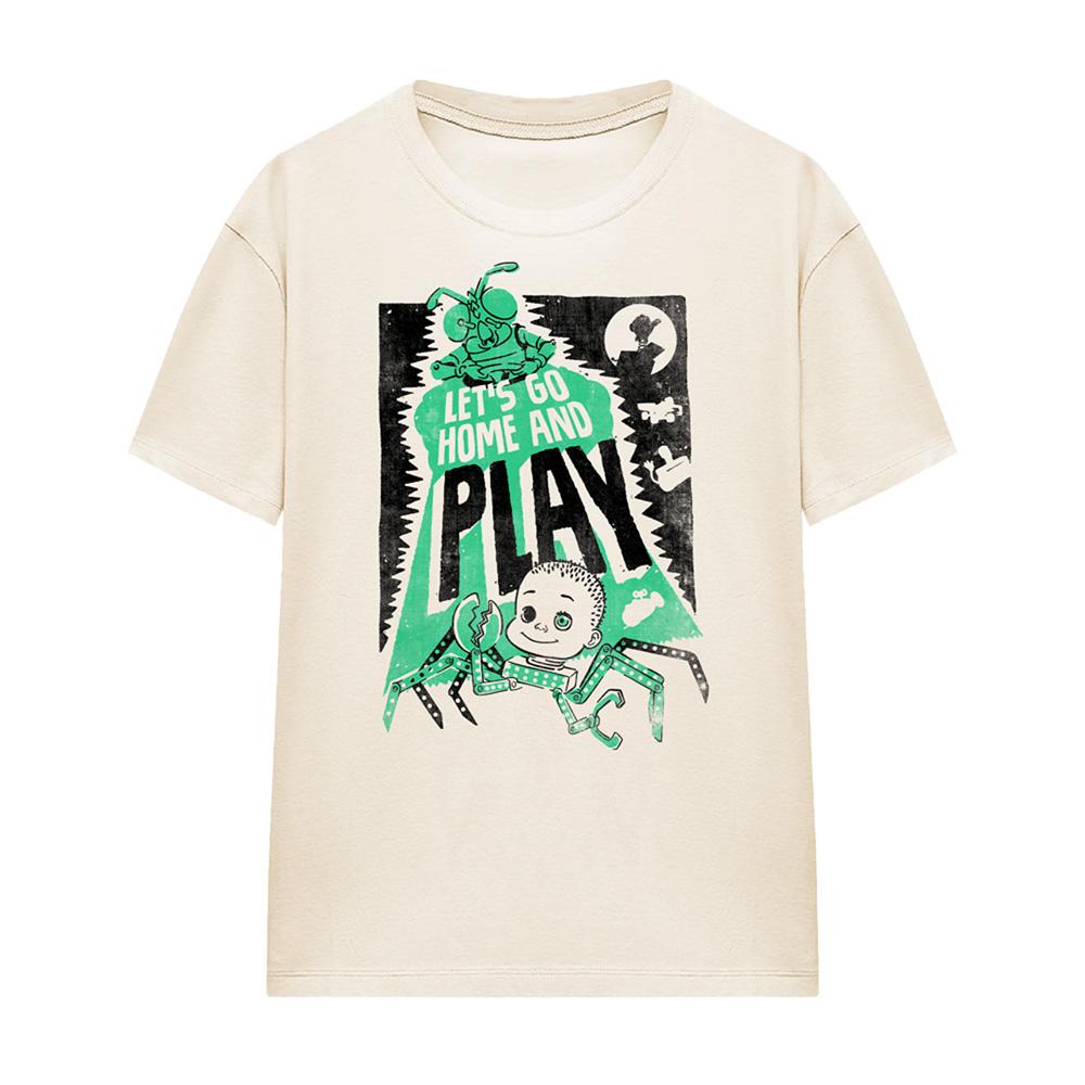 Natural - Front - Toy Story Womens-Ladies Sid´s Toys Poster T-Shirt