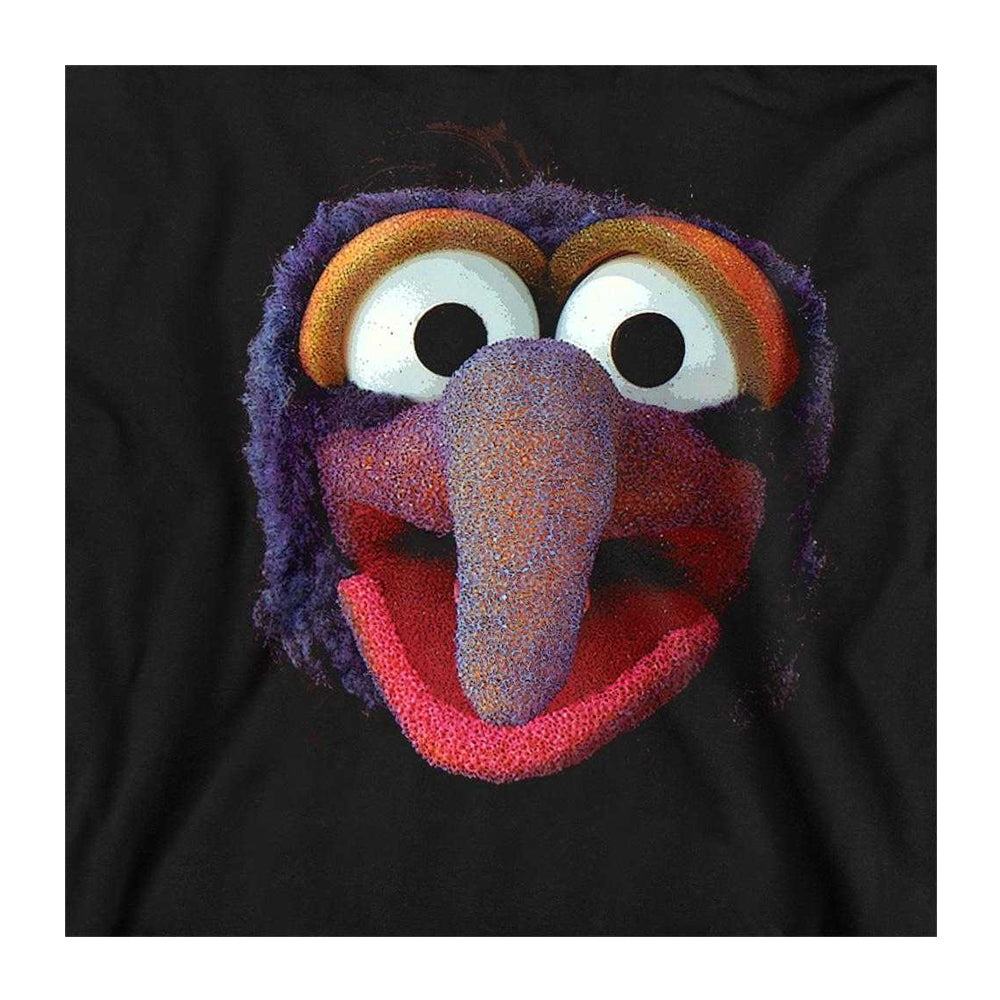 Black - Side - The Muppets Unisex Adult Gonzo Face Sweatshirt