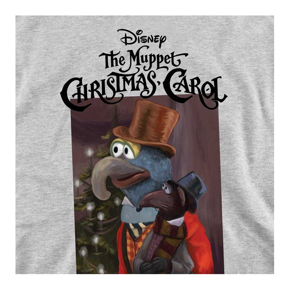 Athletic Heather - Side - The Muppets Christmas Carol Unisex Adult Gonzo Sweatshirt