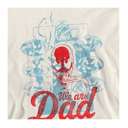 Natural - Side - Venom Unisex Adult We Are Dad Long-Sleeved Sweatshirt