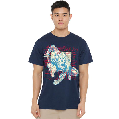 Navy - Lifestyle - The Amazing Spider-Man Unisex Adult Spectacular Ultimate Dad T-Shirt