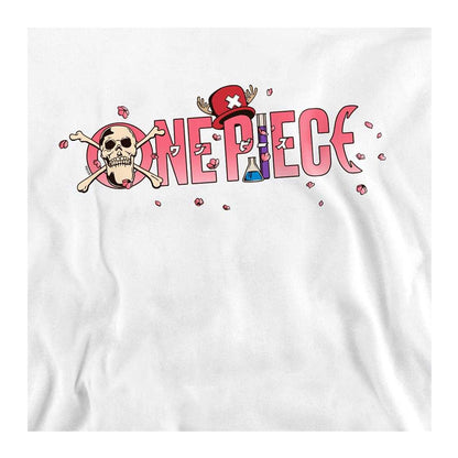 White - Side - One Piece Unisex Adult Tony Tony Chopper Cherry Blossom Sweatshirt
