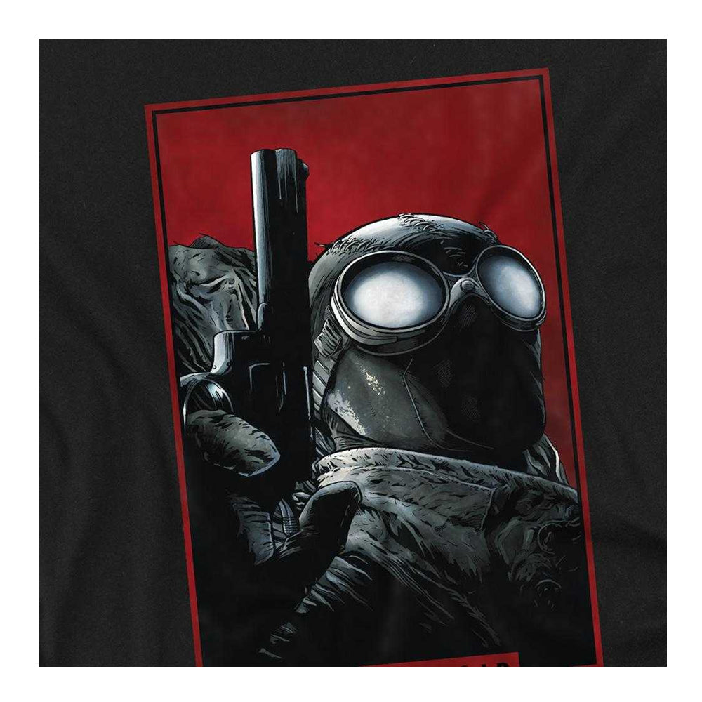 Black - Side - Spider-Noir Unisex Adult Comic Cover T-Shirt