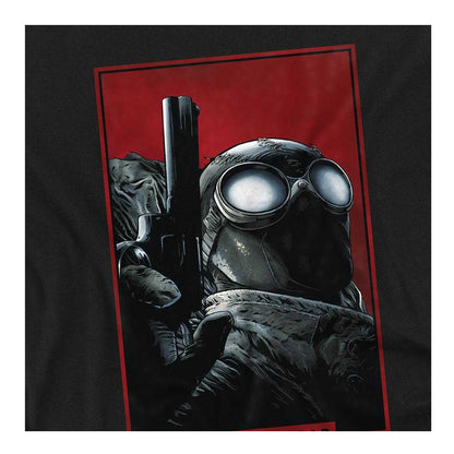Black - Side - Spider-Noir Unisex Adult Comic Cover T-Shirt