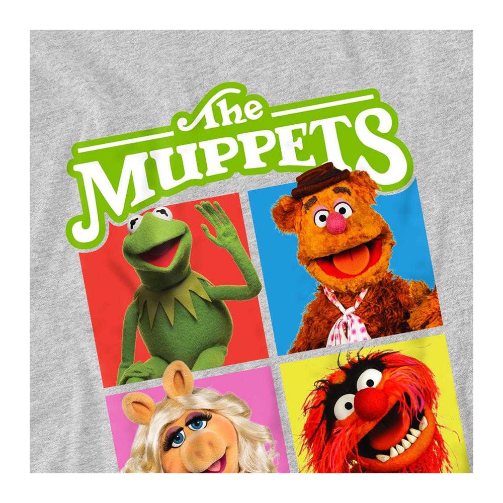 Athletic Heather - Side - The Muppets Childrens-Kids Character Boxes Heather Sweatshirt