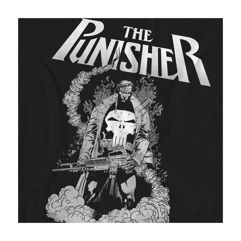 Black - Side - The Punisher Womens-Ladies Ready To Fight T-Shirt