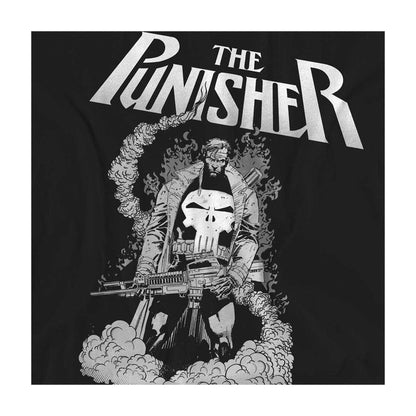Black - Side - The Punisher Womens-Ladies Ready To Fight T-Shirt